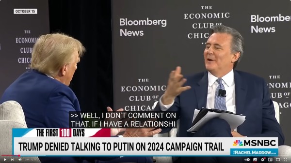 Rachel Maddow (28.02.2025) ‘Für wen ist das gut?’: Maddow geht Donald Trumps Verhalten gegenüber Russland auf den Grund. Screenshot von MSNBC-Video